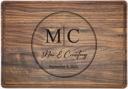 Walnut Cutting Board - Couples