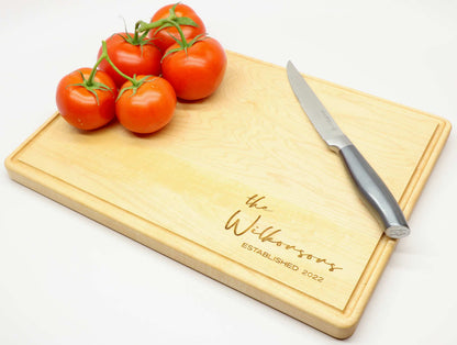 Maple Cutting Board - Family