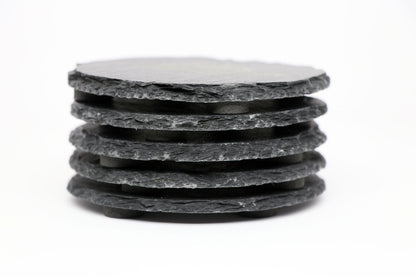 UFO Coaster Set - Round Slate