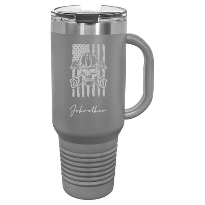 Travel Mug 40 oz. Vacuum Insulated Tumbler with Straw - Occupation