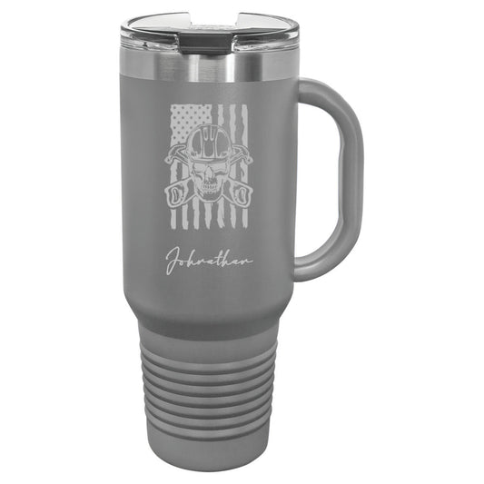 Travel Mug 40 oz. Vacuum Insulated Tumbler with Straw - Occupation