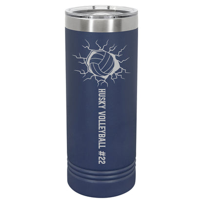Skinny 22 oz. Vacuum Insulated Tumbler with Slider Lid - Sports